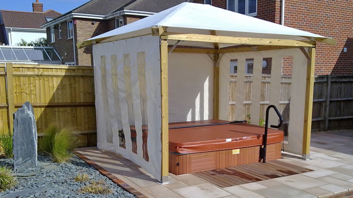 Hot Tub Enclosures Gazebos, Canopies, Chalets & Barn Enclosures
